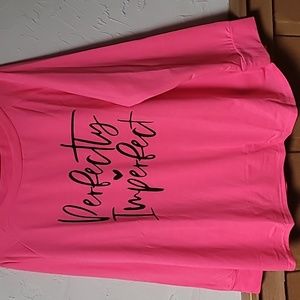 Perfectly Imperfect 2xl pink sweatshirt NWOT 💗